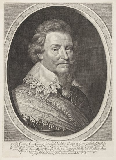 Portret van Ernst Casimir, graaf van Nassau-Dietz door Willem Jacobsz Delff