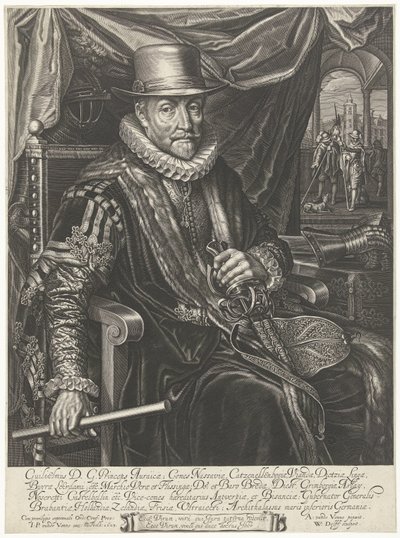 Portret van Willem I, prins van Oranje door Willem Jacobsz Delff