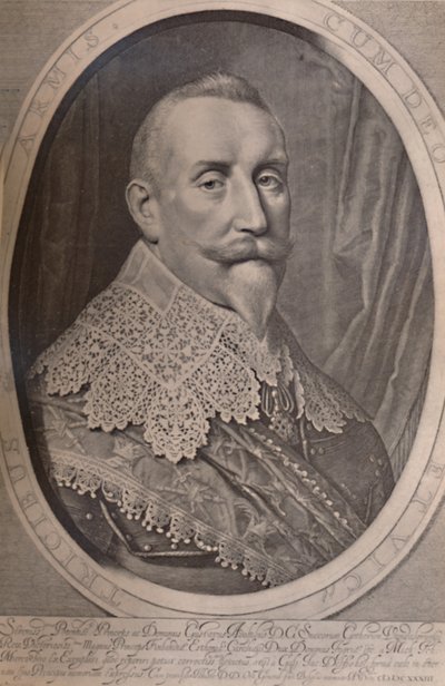 Gustavus Adolphus, koning van Zweden door Willem Jacobzoon Delff