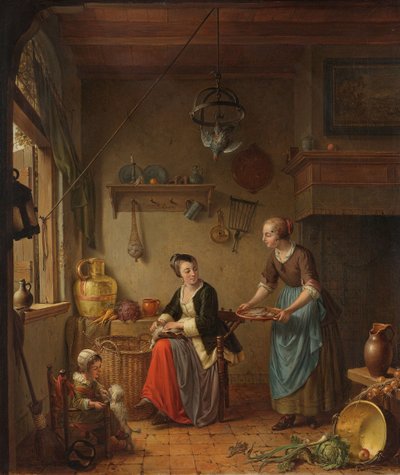 De keuken door Willem Joseph Laquy