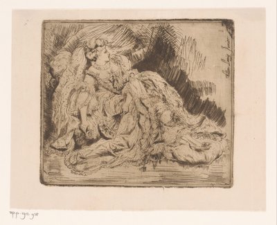 Rustende actrice door Willem Linnig (II)