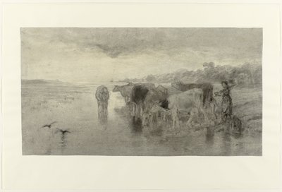 Zonsondergang door Willem Maris