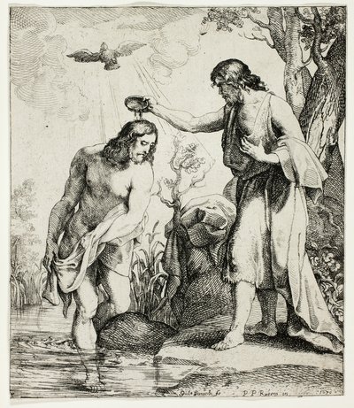 De doop van Christus door Willem Panneels