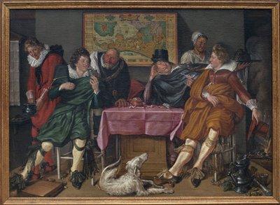 Gelukkig gezelschap door Willem Pietersz Buytewech