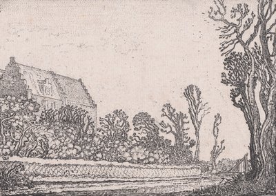 Het Huis met de Trapgevel, uit Verscheyden Landtschapjes Diverse Kleine Landschappen..., ca. 1616 door Willem Pietersz. Buytewech
