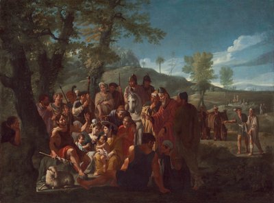 Sint Johannes de Doper predikend door Willem Reuter