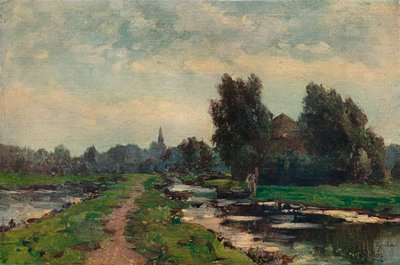 Bij Gouda, 19e eeuw door Willem Roelofs