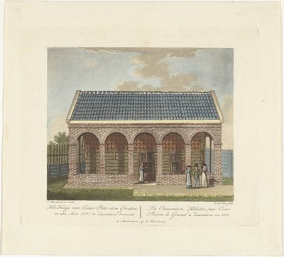 Het Huis van Tsaar Peter in Zaandam door Willem Senus van