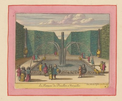 Brunnen von Pouillon in den Gärten von Versailles door Willem Swidde