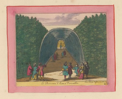Wasserbecken in den Gärten von Versailles door Willem Swidde