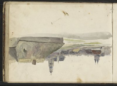 Gezicht op Arnhem met de Sint-Eusebiuskerk door Willem Troost (II)