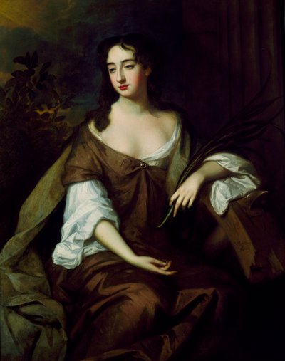 Een Dame als St. Catharina door Willem Wissing
