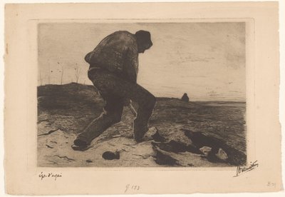 Heiwerker door Willem Witsen (signed by artist)