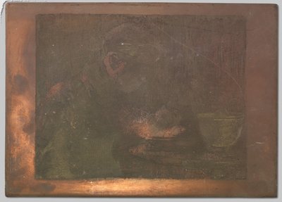 Aardappeletende jongen door Willem Arnoldus Witsen