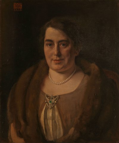 Adèle van Meekren, de tweede echtgenote van Andries van Wezel door Willem Arnoldus Witsen