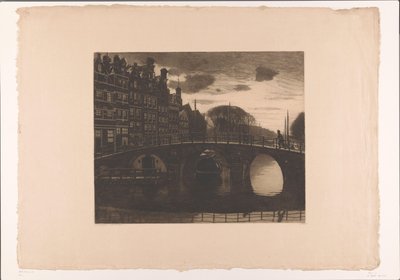 Brouwersgracht, Amsterdam door Willem Arnoldus Witsen