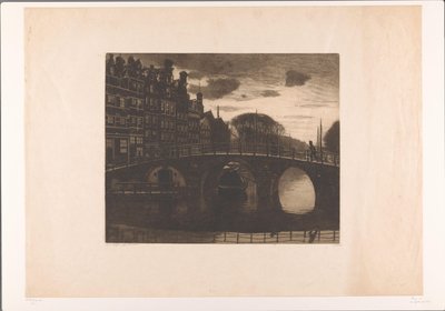 Brouwersgracht, Amsterdam door Willem Arnoldus Witsen