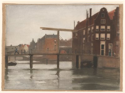 Gezicht op Uilenburg te Amsterdam door Willem Arnoldus Witsen