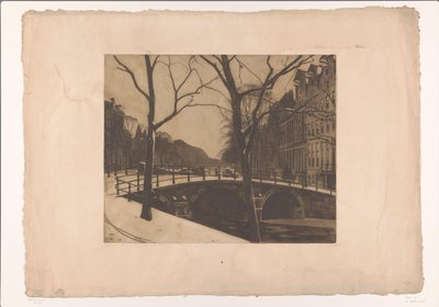 Herengracht, Amsterdam door Willem Arnoldus Witsen