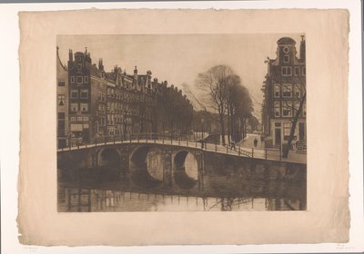 Leidsegracht, Amsterdam door Willem Arnoldus Witsen