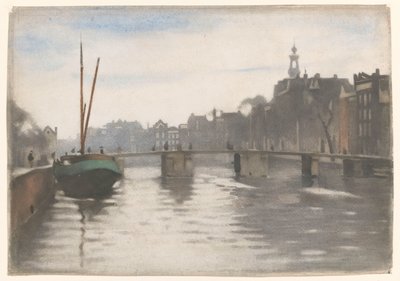 Oude Schans te Amsterdam door Willem Arnoldus Witsen
