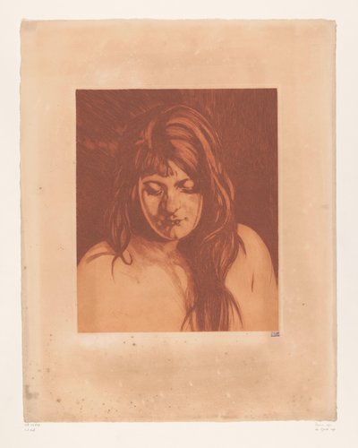 Portret van een onbekende vrouw door Willem Arnoldus Witsen