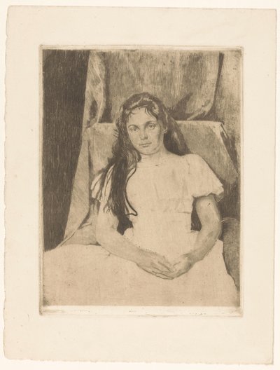 Portret van een onbekende vrouw door Willem Arnoldus Witsen