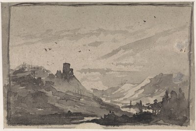 Berglandschap door Willem de Famars Testas