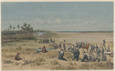 De verovering van Toemoelit tijdens de expeditie van Samalangan, 26 augustus 1877 door Willem de Famars Testas