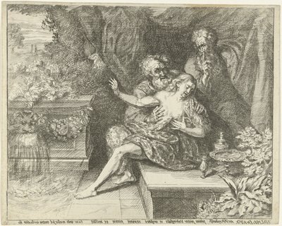 Suzanna en de ouderlingen door Willem de Ryck