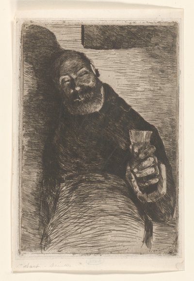 Drinker door Willem de Zwart (signed by artist)