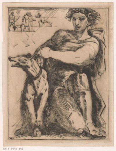 Jachtknecht door Willem van Konijnenburg