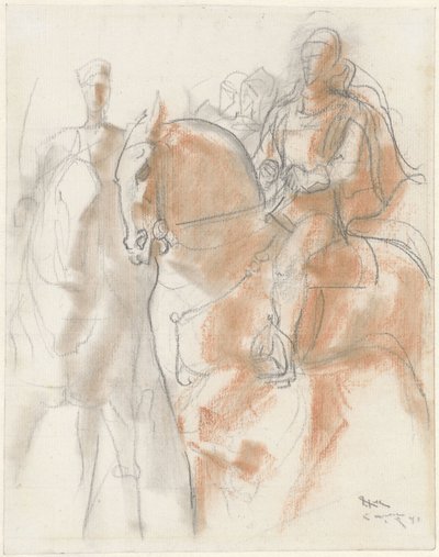 Ruiters door Willem van Konijnenburg