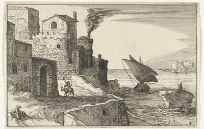 Kustdorp door Willem van Nieulandt (II)