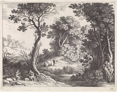 Mercurius, Argus en Io door Willem van Nieulandt (II)