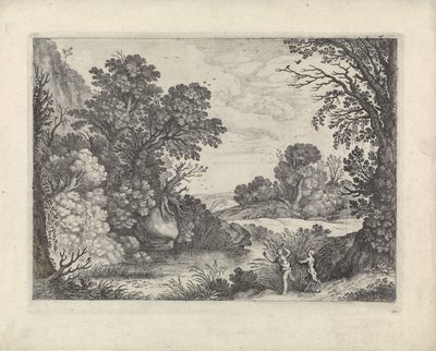 Pan en Syrinx door Willem van Nieulandt (II)