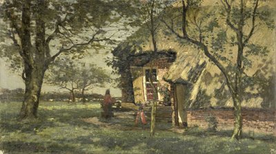 Boerenhuis door Willem van Schaik