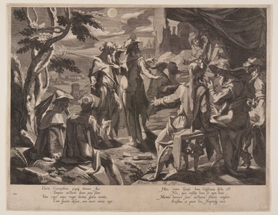 Areopagitische Rechters van Athene, plaat 8 uit Tronen van Gerechtigheid (Thronus Iustitiae) door Willem van Swanenburgh