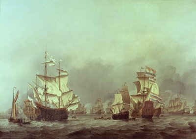 De Overgave van de Royal Prince, 3 juni 1666 door Willem van de Velde