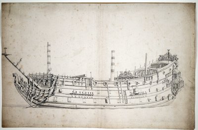 Portret van het schip 