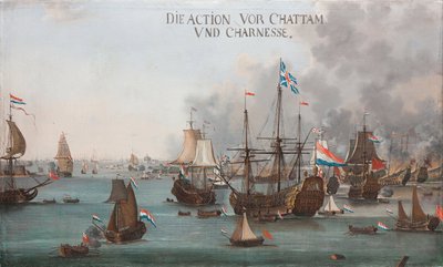 De Slag bij Chatham door Willem van der Stoop