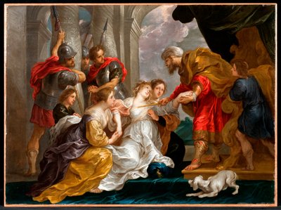 Esther Presenteert zich aan het Paleis door Willem van the Elder Herp