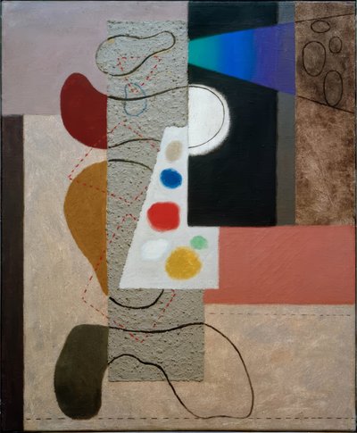 De schilder door Willi Baumeister