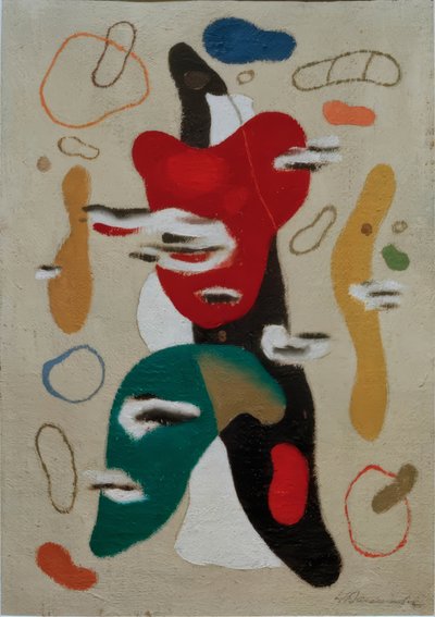 Vlamfiguur door Willi Baumeister