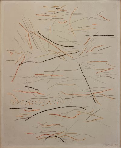 lijnen door Willi Baumeister