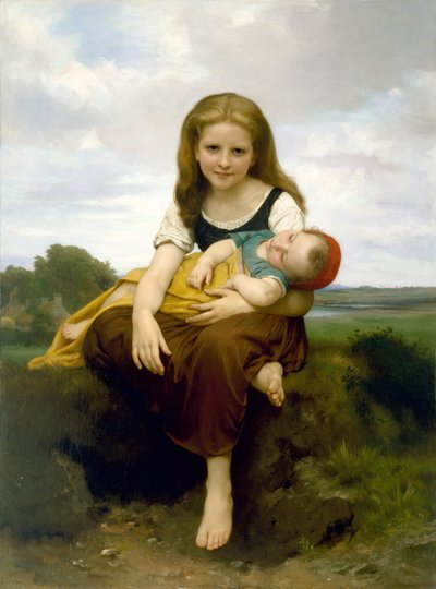 De oudere zus door William Adolphe Bouguereau