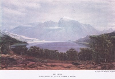 Ben Nevis, uit Britse Avontuur uitgegeven door Collins door Joseph Mallord William Turner