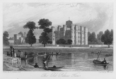 Het Oude Paleis, Ken door William (after) Daniell