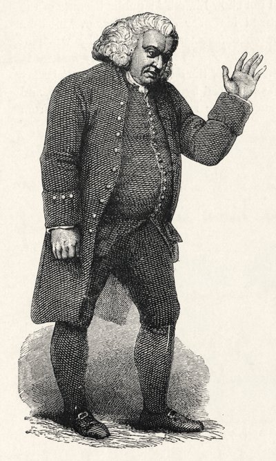 Samuel Johnson - Engels door William (after) Finden