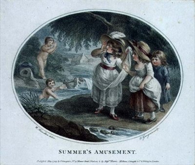 Zomeramusement, gegraveerd en uitgegeven door Thomas Gaugain door William (after) Hamilton
